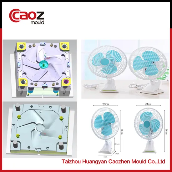 Molde de injeção de lâmina de ventilador elétrico de plástico de Caozhen (CZ